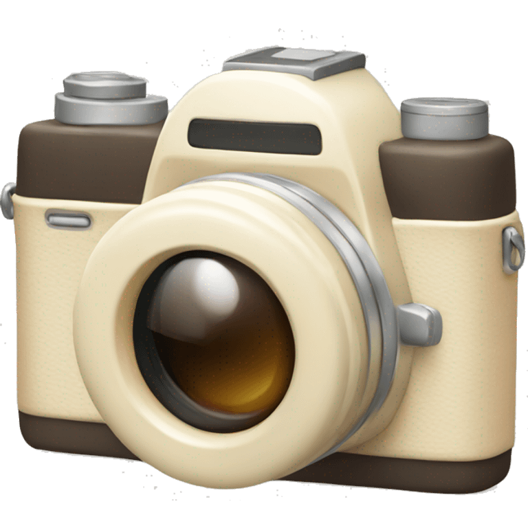 Camera cream cute emoji