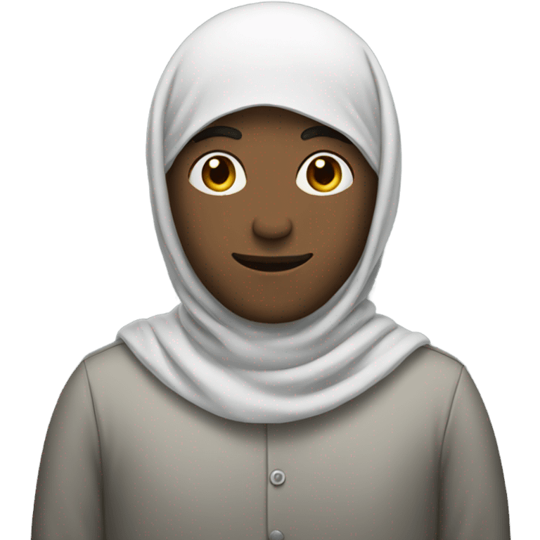 Gay man wearing a hijab emoji