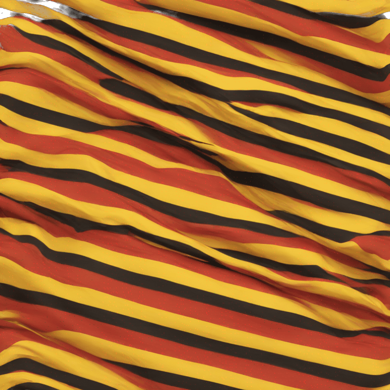 red and yellow striped flag emoji