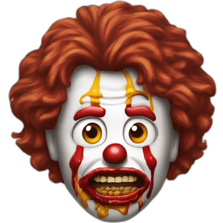 “Walking Dead” Ronald McDonald emoji