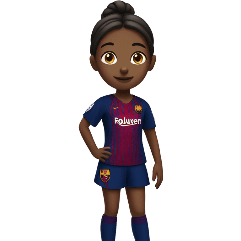 Barça girl emoji