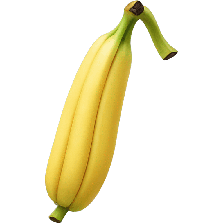 create cute banana frui that has leg and hands, eyes, lips, nose emoji