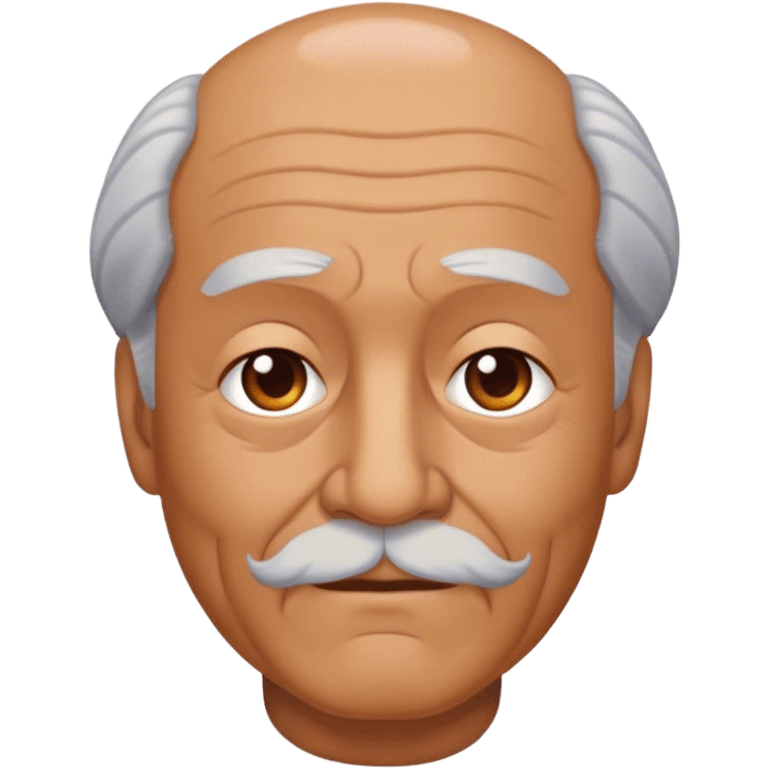 Grand pa rick from Rick and morty no facial hair  emoji