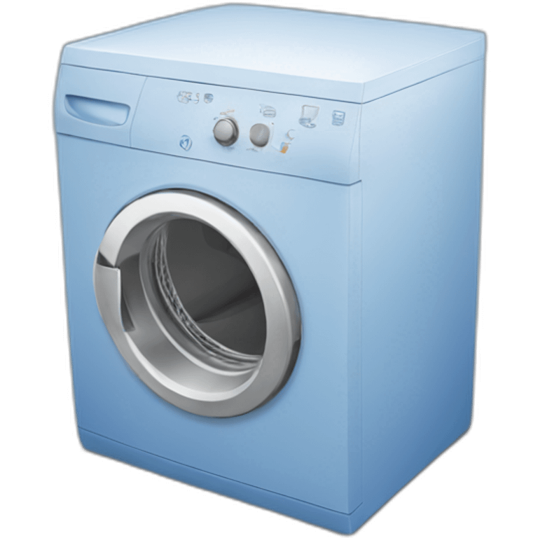 Dryer color blue emoji