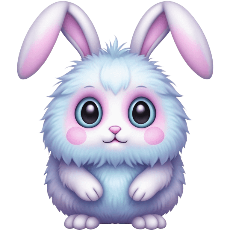 alien kawaii easter bunny  emoji