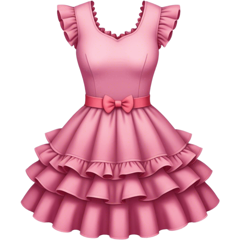 dress ruffles realistic  emoji