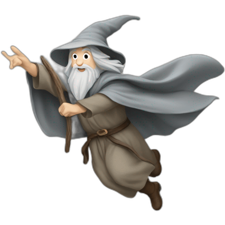 Gandalf volando emoji