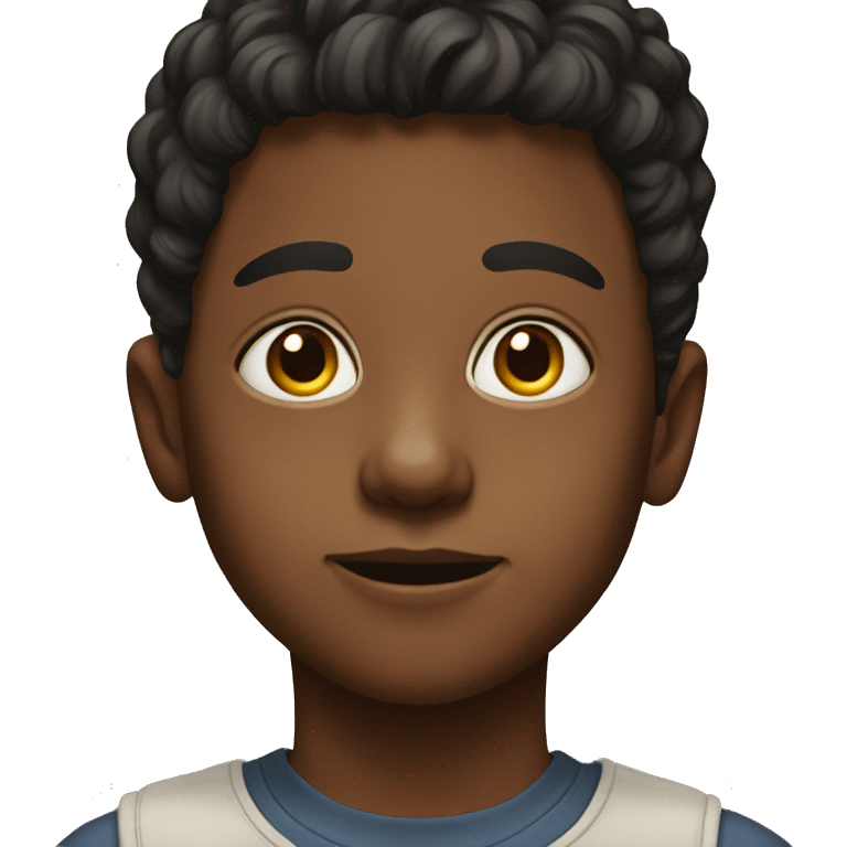 realistic portrait of a boy emoji