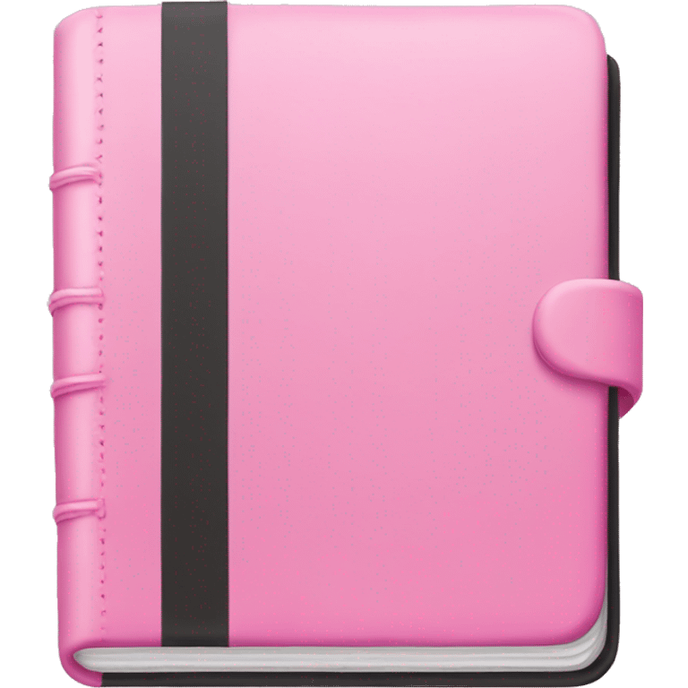 Pink journal emoji