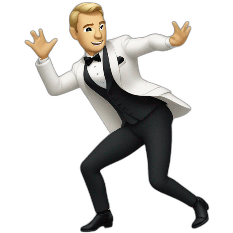 James bond qui dance emoji