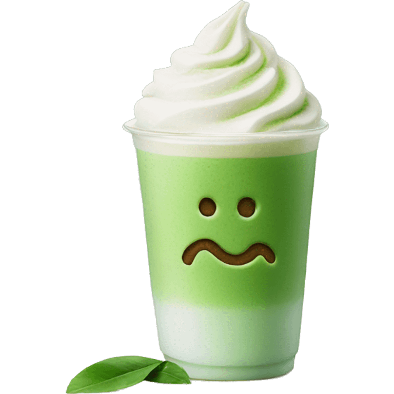 matcha latte iced emoji