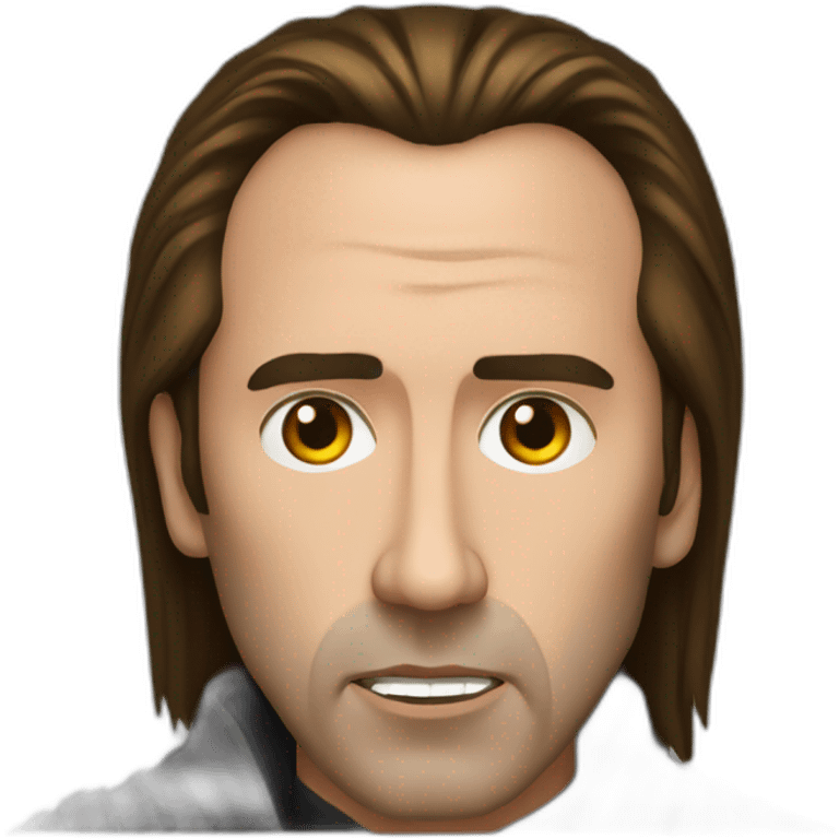 Nick cage as jedi emoji