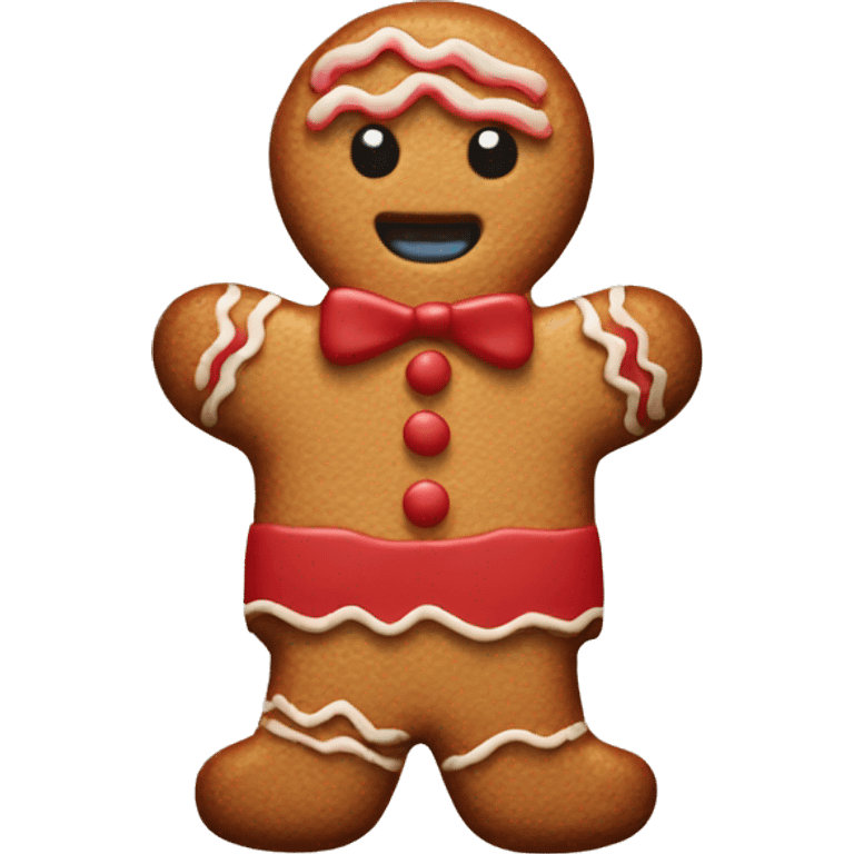 red gingerbread cookie emoji