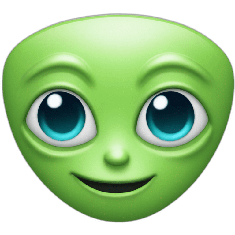 Alien winky emoji