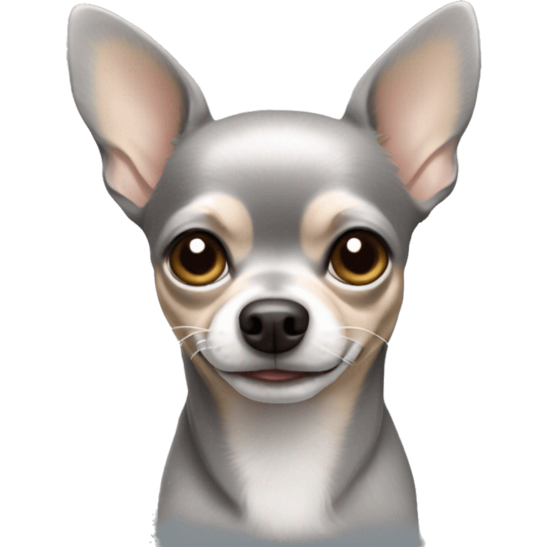 Grey hair chihuahua dog  emoji