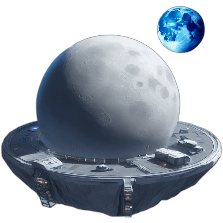 Moon base emoji