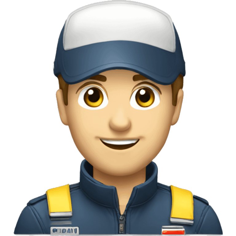 pilote de rallye bravo emoji