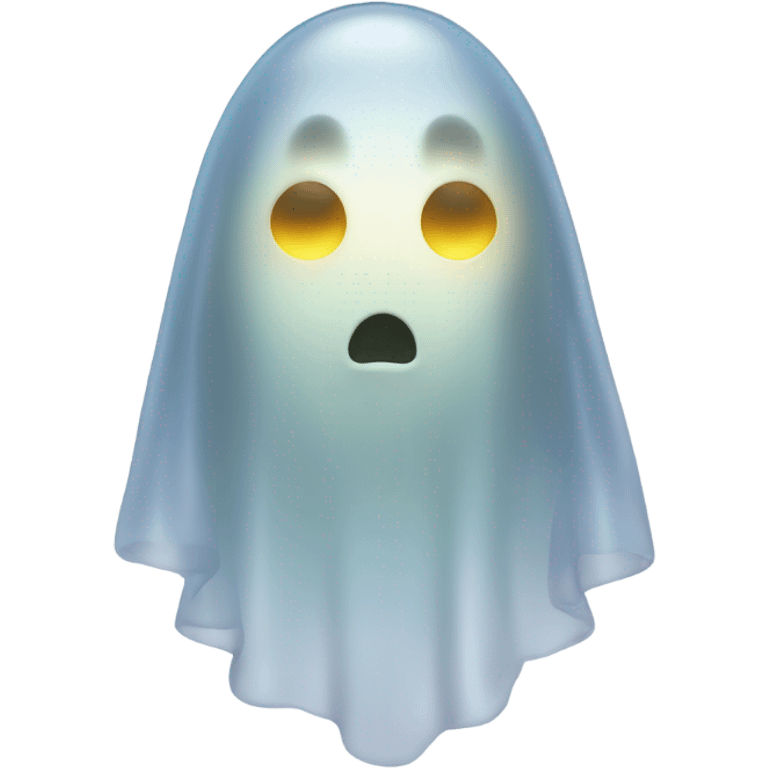 transparent ghost, ethereal, without shape emoji