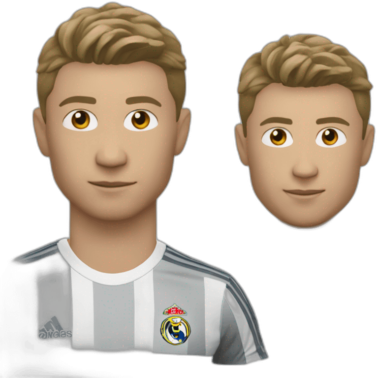 Halland qui sert la main de Ronaldo emoji