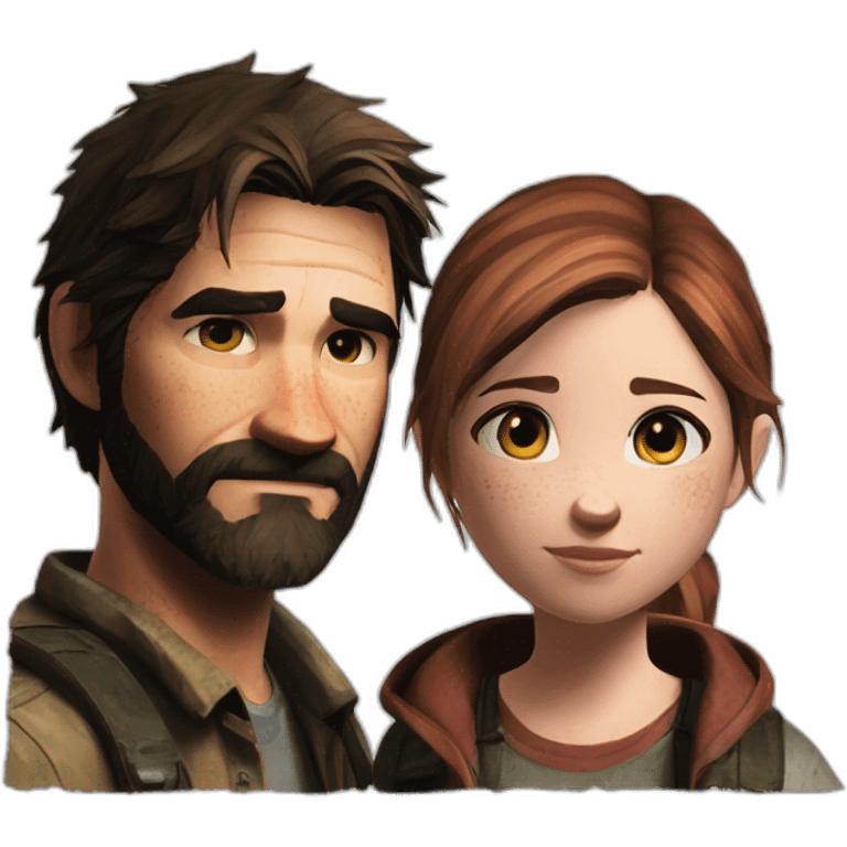 The last of us joel and ellie emoji