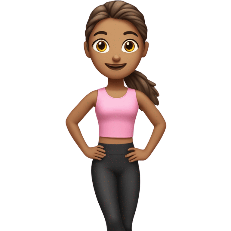 pink pilates princess emoji