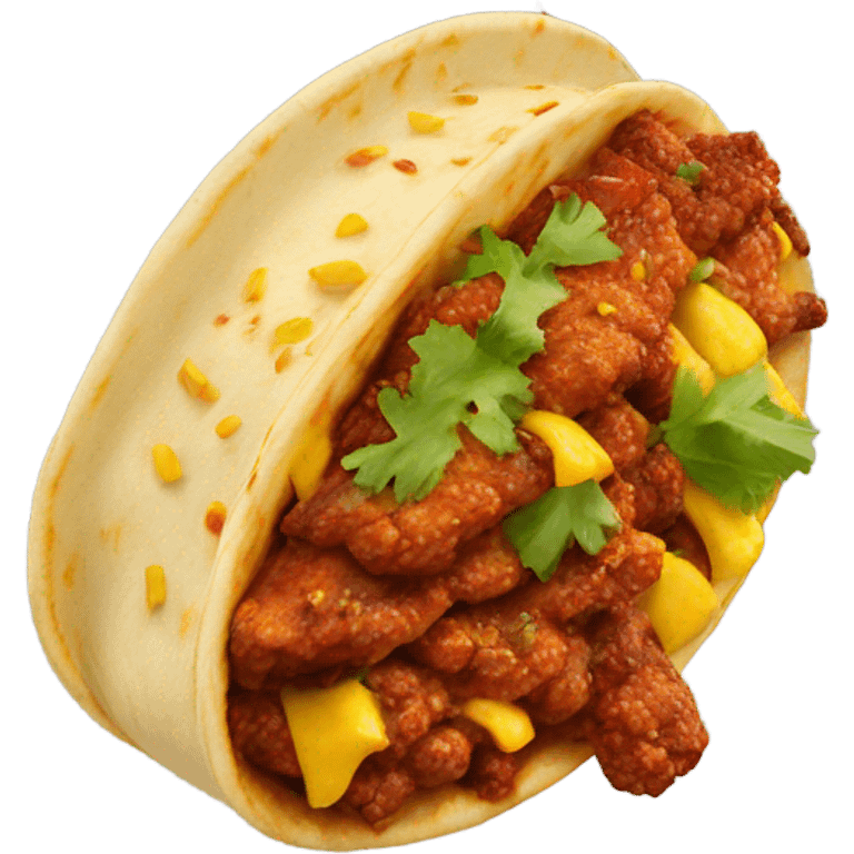 Make a Al pastor taco emoji