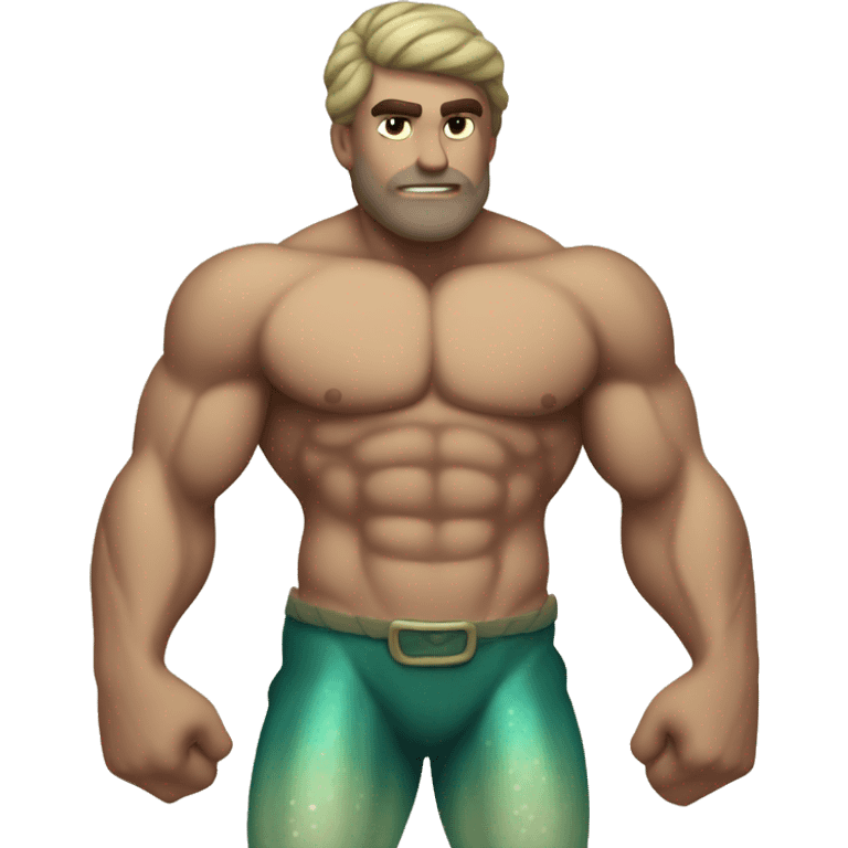 Muscle merman  emoji