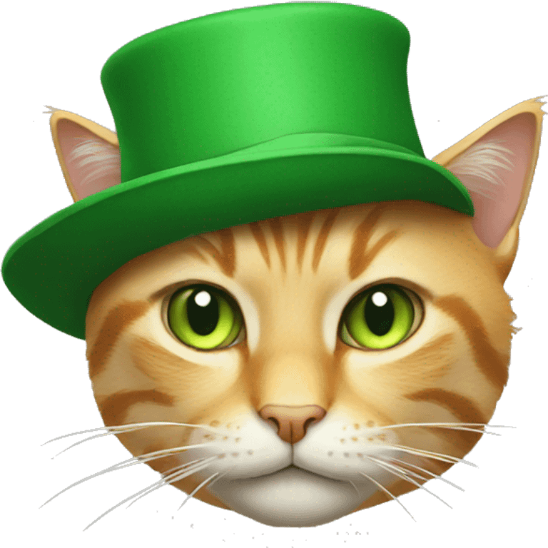 the cat in the green hat not smile emoji