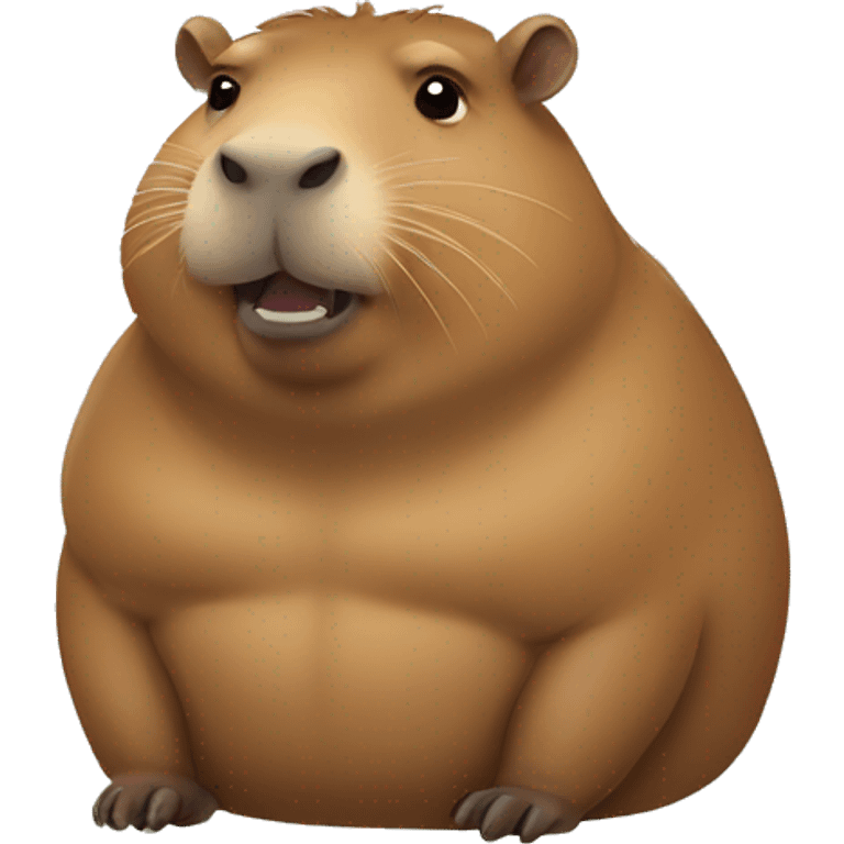 fat fat fat capybara emoji