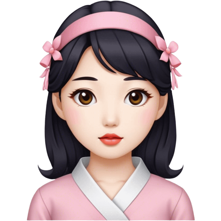 Korean girl coquette emoji