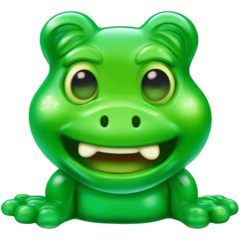 Mr Gummy bear frog emoji