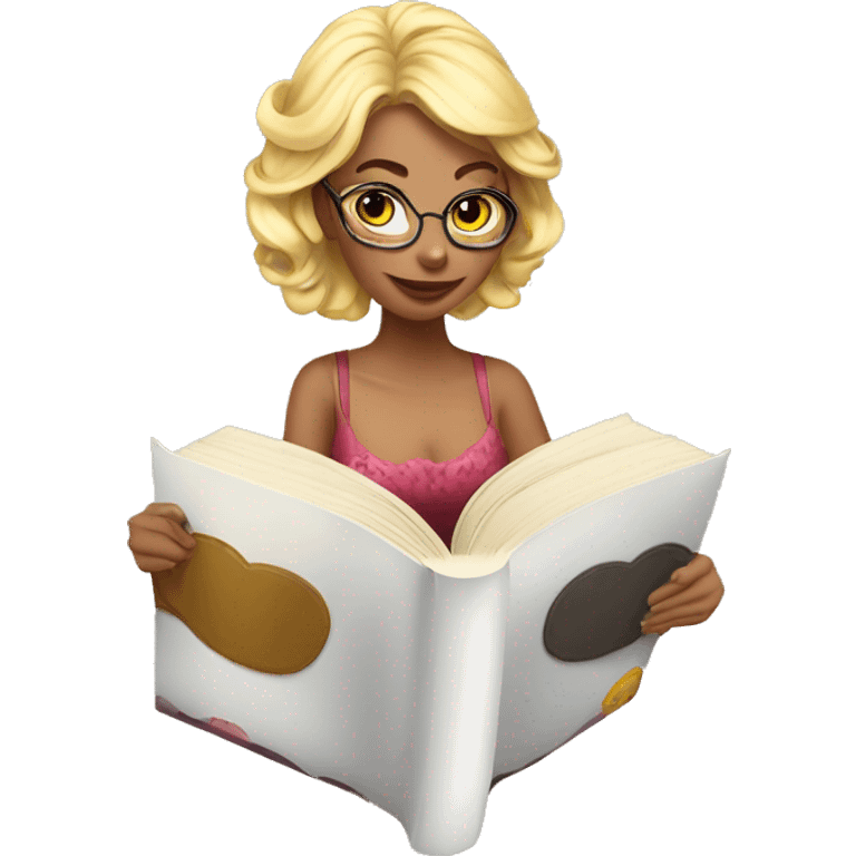 Coquette book emoji