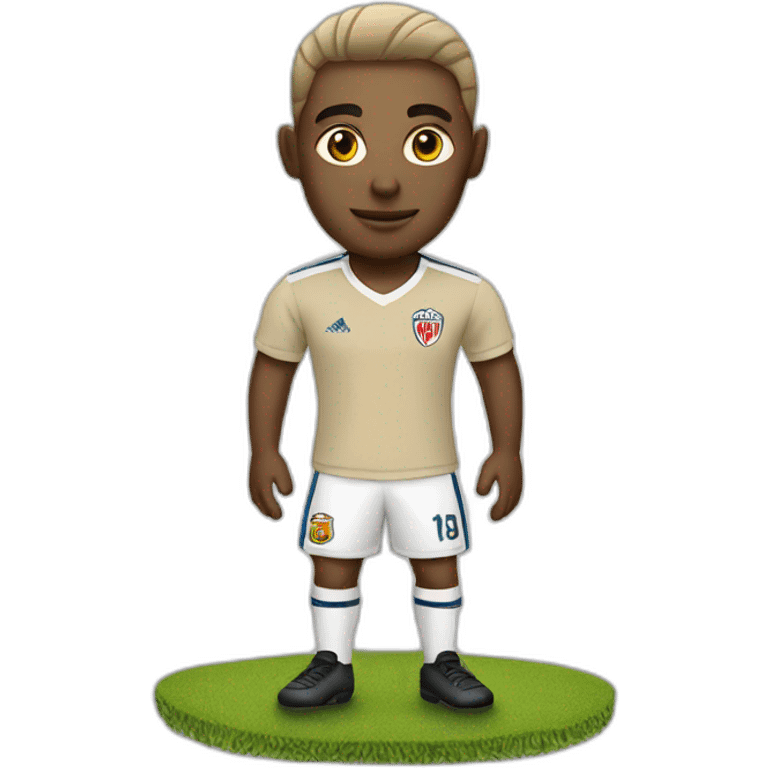 Joueur de foot beige emoji