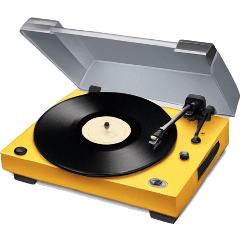 Vinyl-record-player emoji