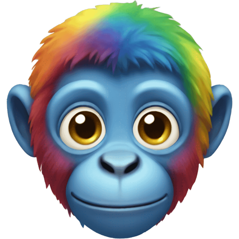 rainbow monkey emoji