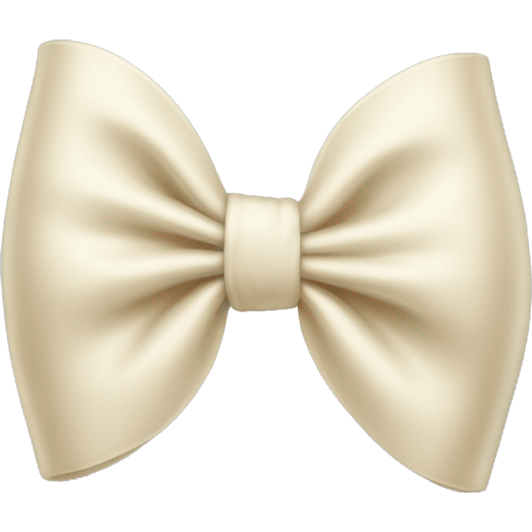 cream bow emoji