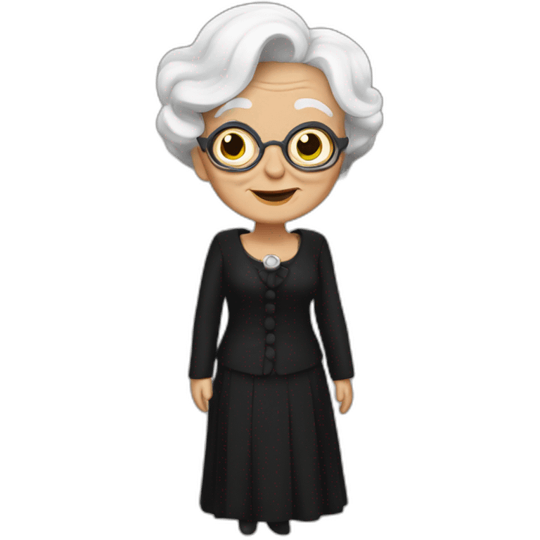 Abuela Addams emoji