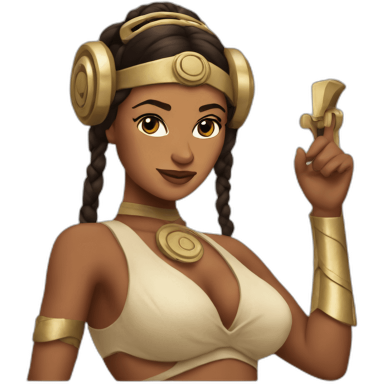 slave leia emoji