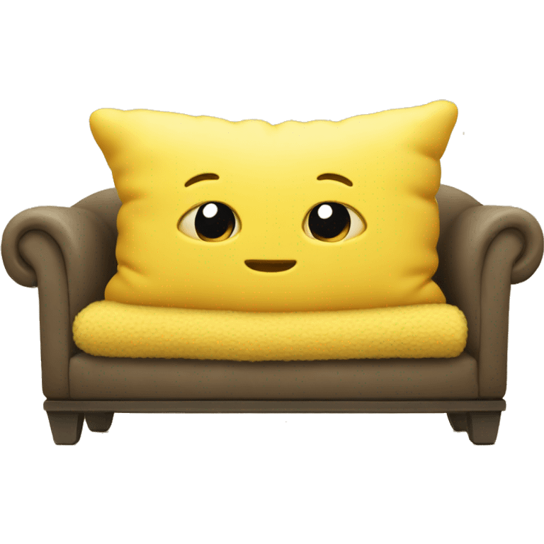 Cozy yellow emoji