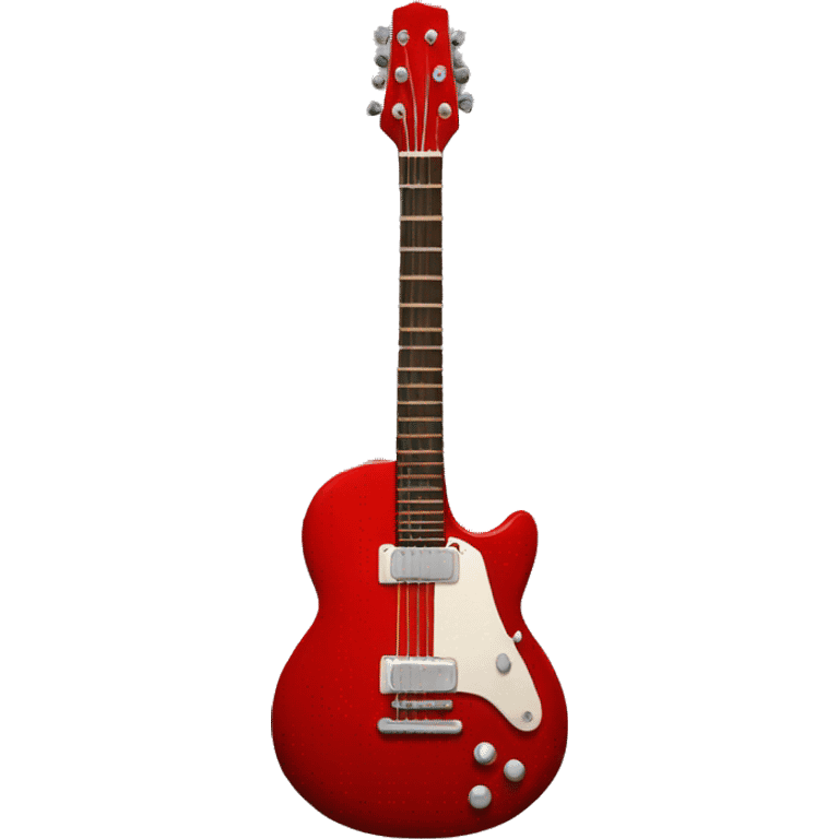 Red guitar emoji