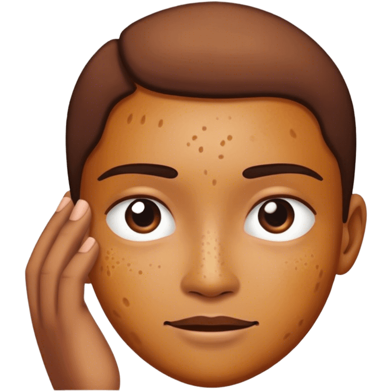 Hyperpigmentation meme emoji