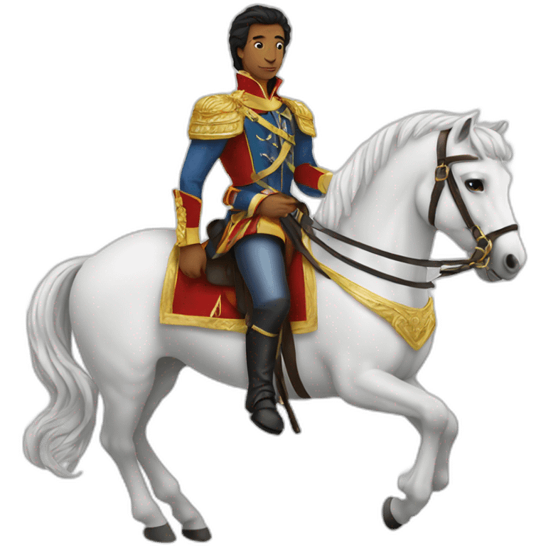 prince on white horse emoji