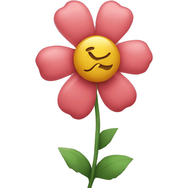 Flowers wearing a bow emoji