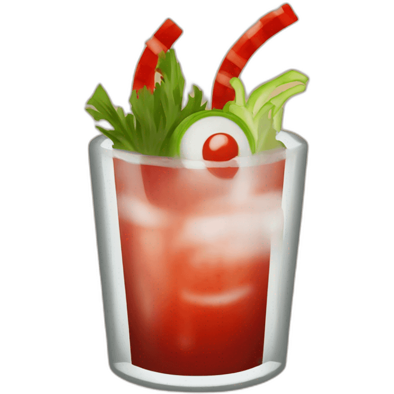 elaborate bloody mary emoji