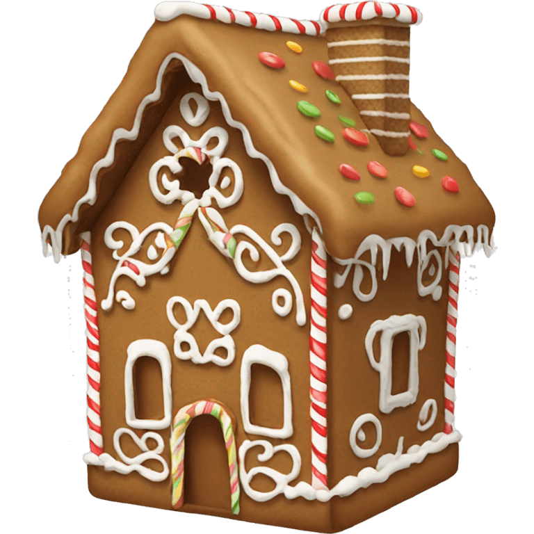 gingerbread house  emoji