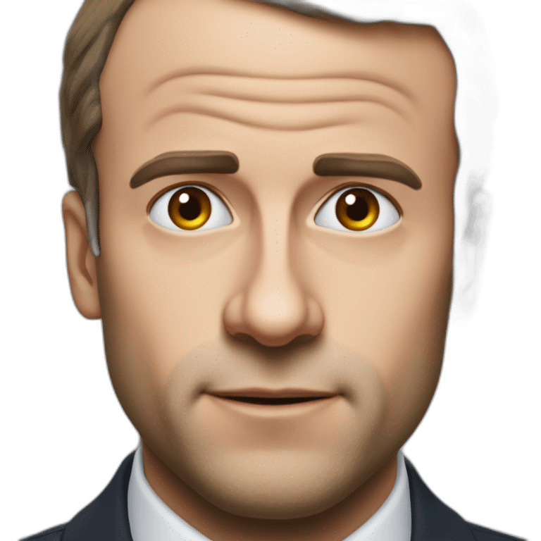 Macron qui ce frappe la tête emoji