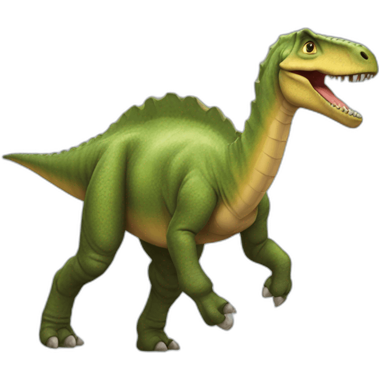 Amargasaurus walking emoji