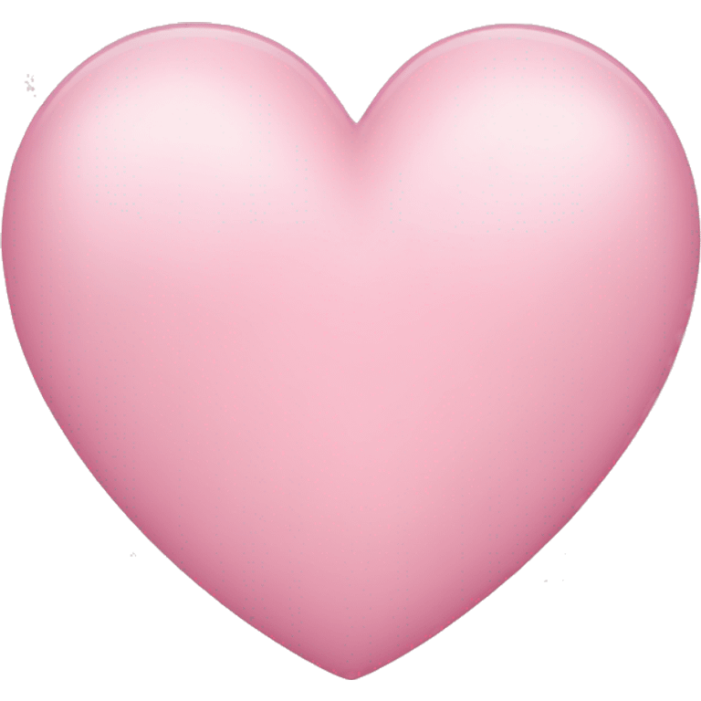 light pink heart emoji