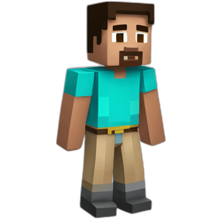 steve from minecraft emoji