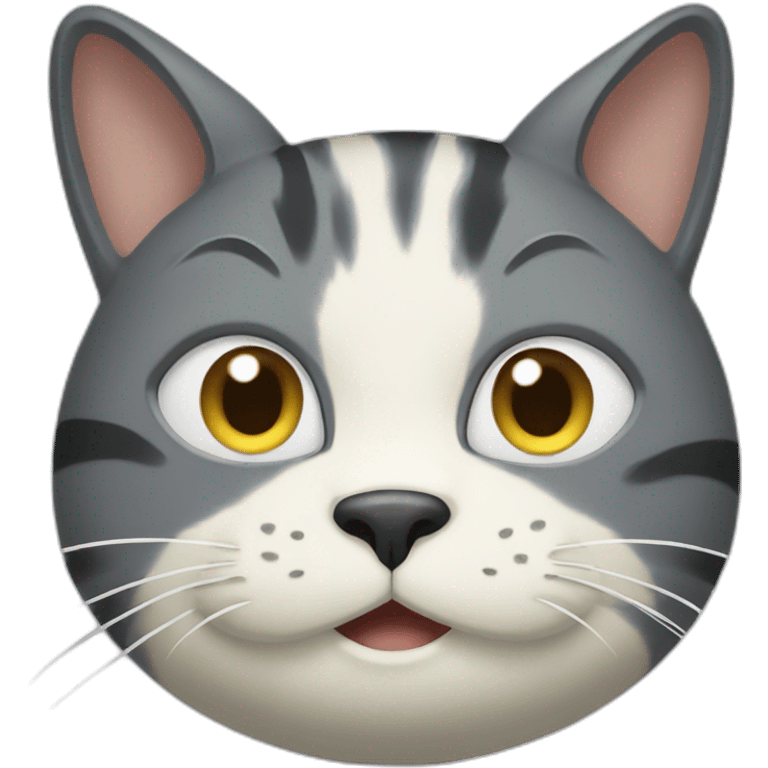 Cat like totoro emoji